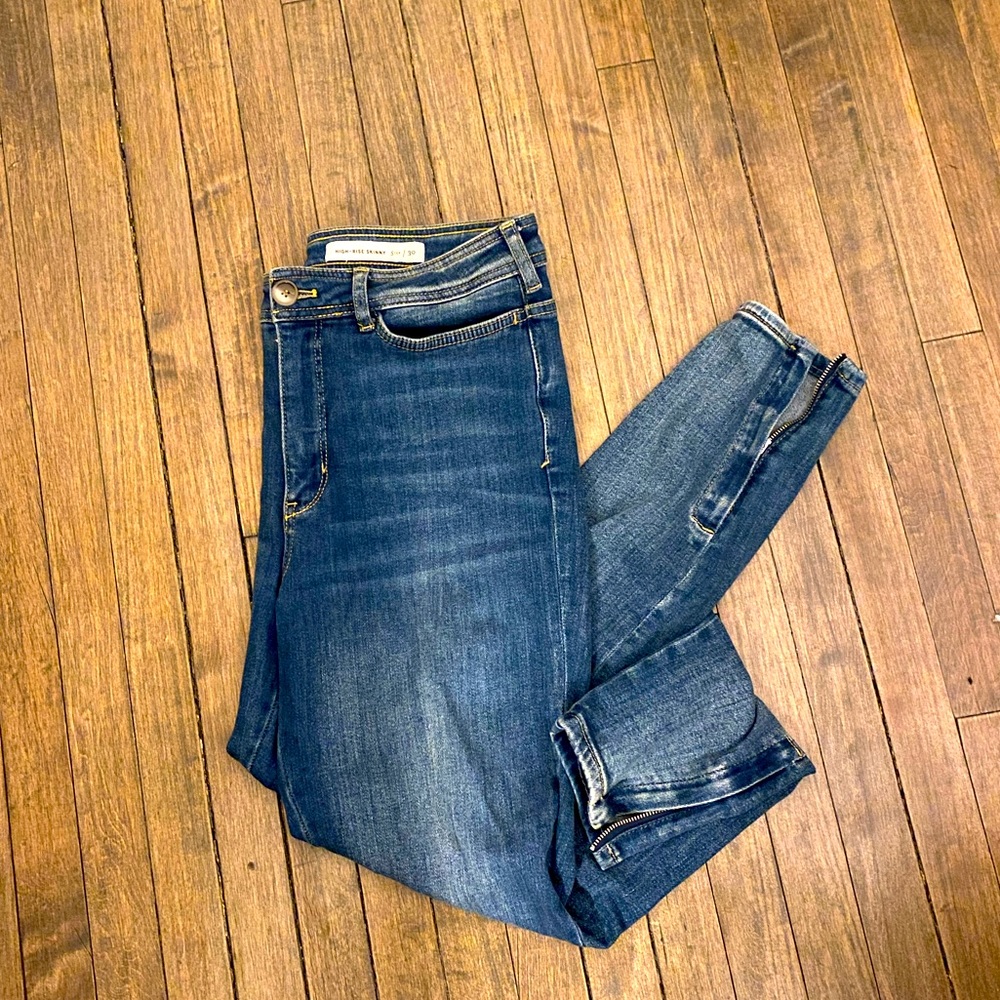Pilcro and the Letterpress Jeans with Ankle Zip